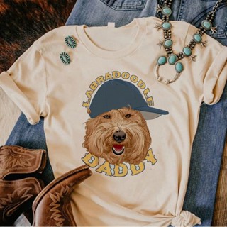 Labradoodle เสื้อยืดลําลอง แขนสั้น พิมพ์ลายการ์ตูน Y2K สไตล์ญี่ปุ่น ฮาราจูกุ สําหรับสตรี 2000s