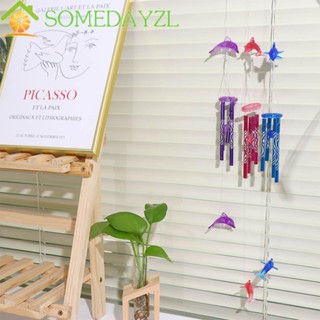 SOMEDAYZL กระดิ่งลม แบบแขวน สร้างสรรค์ 3 สี สําหรับตกแต่งบ้าน สวน