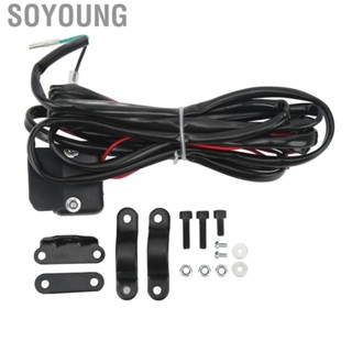 Soyoung Winch Rocker Switch Kit  Durable Handlebar Control Line 3 Meters for ATV UTV