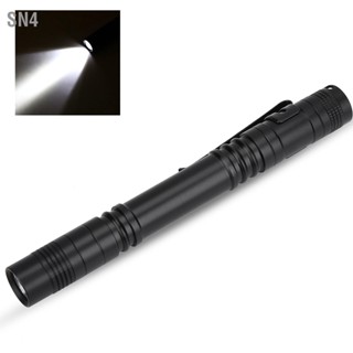 SN4 ไฟฉายพกพา 1pc ไฟฉาย LED สว่างเป็นพิเศษ Mini PenShape Pocket Torch