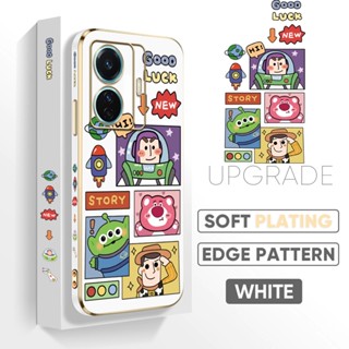 เคสโทรศัพท์มือถือแบบนิ่ม TPU ลายการ์ตูน Toy Story Woody Buzz Lightyear Edge สําหรับ Vivo V20 Pro V20 SE V21 V21e V23 V23e V25 Pro