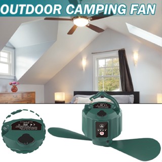 New Outdoor Camping Ceiling Fan Electric Fan Mini Tent Fan 3.8 M/s 5-25H DC5V