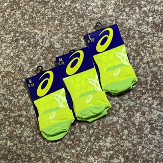 ASICS Light Single Tab Running Socks ‘Lime’ (S,L)