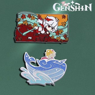 เข็มกลัด รูปเกม Fengyuan Manyo Enamel อุปกรณ์เสริม สําหรับเพื่อน