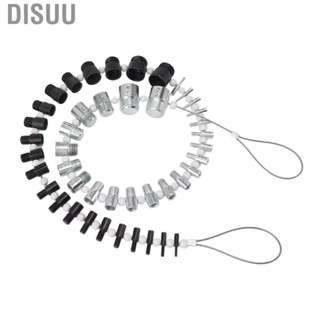 Disuu 44 Bundle Thread Checker  Zinc Alloy 21 Metric Sizes for Checking Fixed Bolt