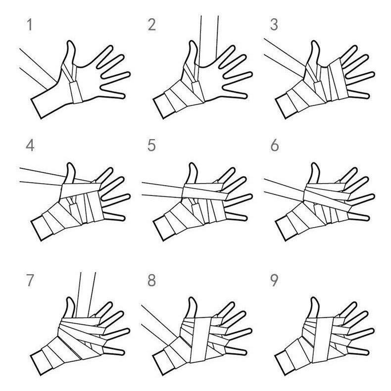 Baisenna ผ้าพันมือมวยไทย 1.5 เมตร สําหรับเด็ก ฝึกมวยไทย 2 ชิ้น - รูปที่ 6