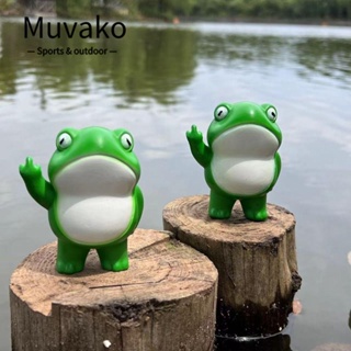 MUVAKO ฟิกเกอร์เรซิ่น รูปกบน่ารัก สําหรับตกแต่งบ้าน