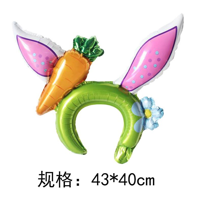 ลูกโป่งฟิล์มอลูมิเนียม รูปหูกระต่าย ฉลาม ขนาดใหญ่ สําหรับเด็ก - รูปที่ 5