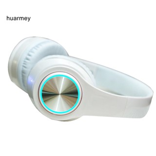 Huarmey ชุดหูฟังสเตอริโอไร้สาย บลูทูธ เสียงเบส พับได้ ระบายอากาศ สําหรับเล่นกีฬา