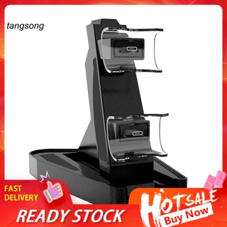 Tang_ ที่ชาร์จเกมแพด แบบพกพา ทนทาน พร้อมพอร์ตคู่ สําหรับจอย PS5