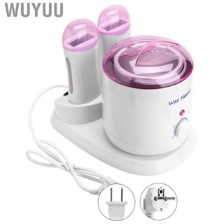 Wuyuu 3-In-1 800ml Electric Adjustable Wax Heater Warmer Painless Body Hair  Machine  for Full Legs Face Eyebrows Bikini Home Use