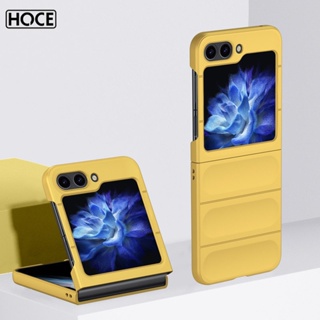 Hoce Zflip5 เคสโทรศัพท์มือถือ PC กันกระแทก สําหรับ Samsung Galaxy Z Flip 5 5G ZFlip3 ZFlip4