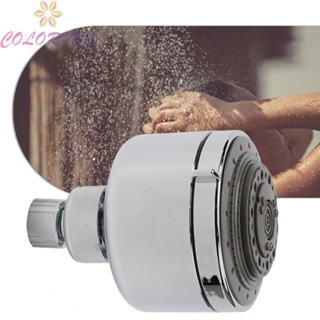 【COLORFUL】Shower Head Pressurized Rotating Top Sprinkler Water-saving Bathroom Fixture