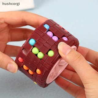 [hushcorgi] ของเล่นลูกบาศก์ปริศนา 3D หมุนได้ คลายเครียด เสริมการเรียนรู้เด็ก พร้อมส่ง