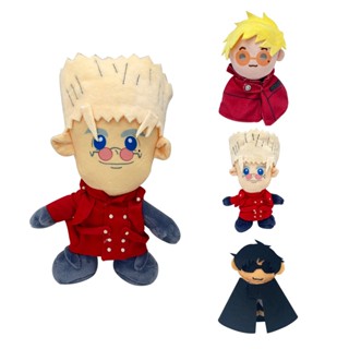 ใหม่ ของเล่นตุ๊กตานุ่ม รูปการ์ตูนอนิเมะ Trigun Vash The Stampede ของขวัญวันเกิด สําหรับเด็ก