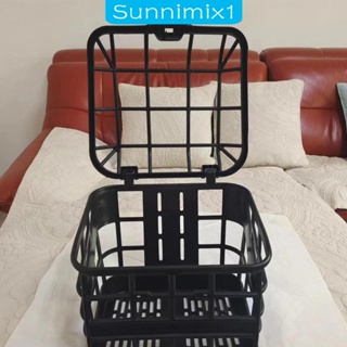 [Sunnimix1] ตะกร้าเก็บของ สําหรับติดด้านหน้า และด้านหลังรถจักรยาน