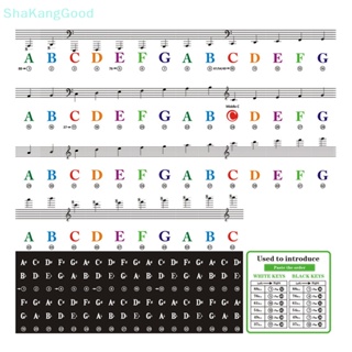 Skth สติกเกอร์ฉลาก หลากสีสัน สําหรับติดตกแต่งคีย์บอร์ด เปียโน SKK
