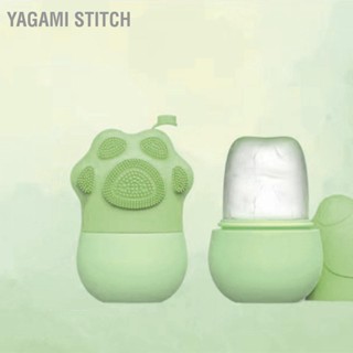  Yagami Stitch Cat Paw Ice Cube Face Roller การระบายความร้อนทางกายภาพ การไหลเวียนโลหิตลดรูขุมขนบนใบหน้า ลูกกลิ้งน้ำแข็งนำกลับมาใช้ใหม่เพื่อความงามของใบหน้า