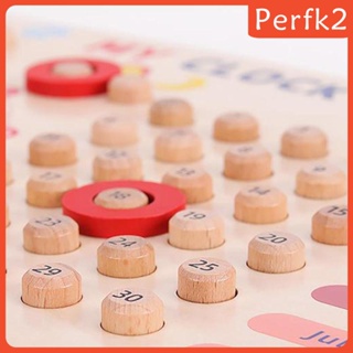 [Perfk2] นาฬิกาปฏิทิน สําหรับเด็กอายุ 3 ปีขึ้นไป