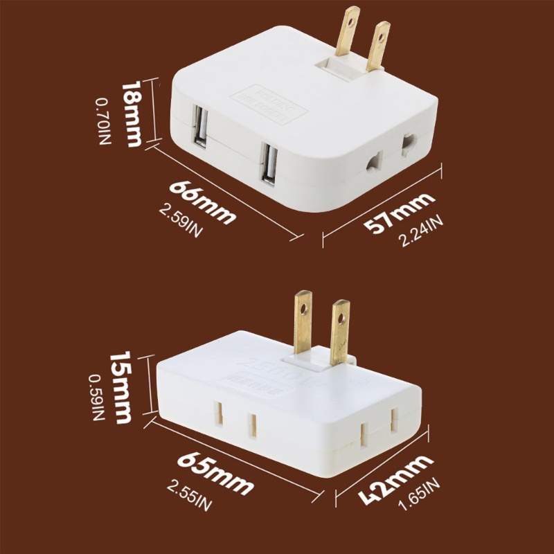 Sel ตัวแปลงซ็อกเก็ตหมุนได้ปลั๊กหลายช่องปลั๊กไฟ USB ผนังในร่ม ราคา ถูกที่สุด ดีลบีเคเค แกลเลอรีภาพที่ 2