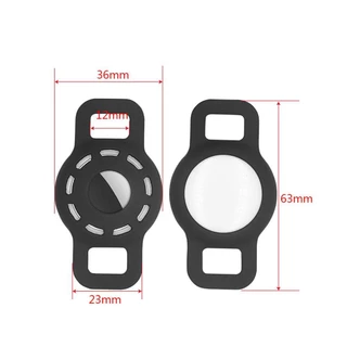 ปลอกคอสุนัข GPS Finder tracker ฝาครอบป้องกัน/ผู้ถือแท็กอากาศหลากสีซิลิโคนสัตว์เลี้ยง anti-lost แขน Airtag เคสป้องกันใหม่กลวงสําหรับป้าย
