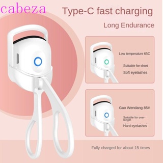 CABEZA ที่ดัดขนตาไฟฟ้า ทําความร้อน ชาร์จ USB 24 ชั่วโมง ใช้ง่าย อุปกรณ์เสริมแต่งหน้า สําหรับผู้หญิง