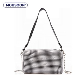 MOUSOON กระเป๋าสะพายสตรี Rhinestone Hand Carry กระเป๋าใต้วงแขน