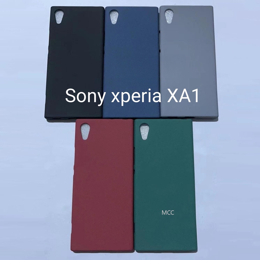 เคสโทรศัพท์มือถือแบบนิ่ม ผิวด้าน บางมาก สีพื้น เรียบง่าย สําหรับ Sony Xperia XA XA1 XA2 Ultra XA1ult