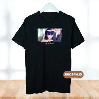 ป่าเสื้อยืดแขนสั้น พิมพ์ลายอนิเมะ OSHI NO KO Ai Hoshino V2(S-5XL)