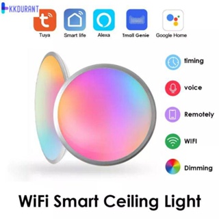 Ready Tuya Wifi Smart Ceiling Light 36w Rgb+c+w โคมไฟเพดาน LED App ควบคุมด้วยเสียงด้วยไฟ Alexa สำหรับห้องนั่งเล่น/ห้องนอน KDURANT