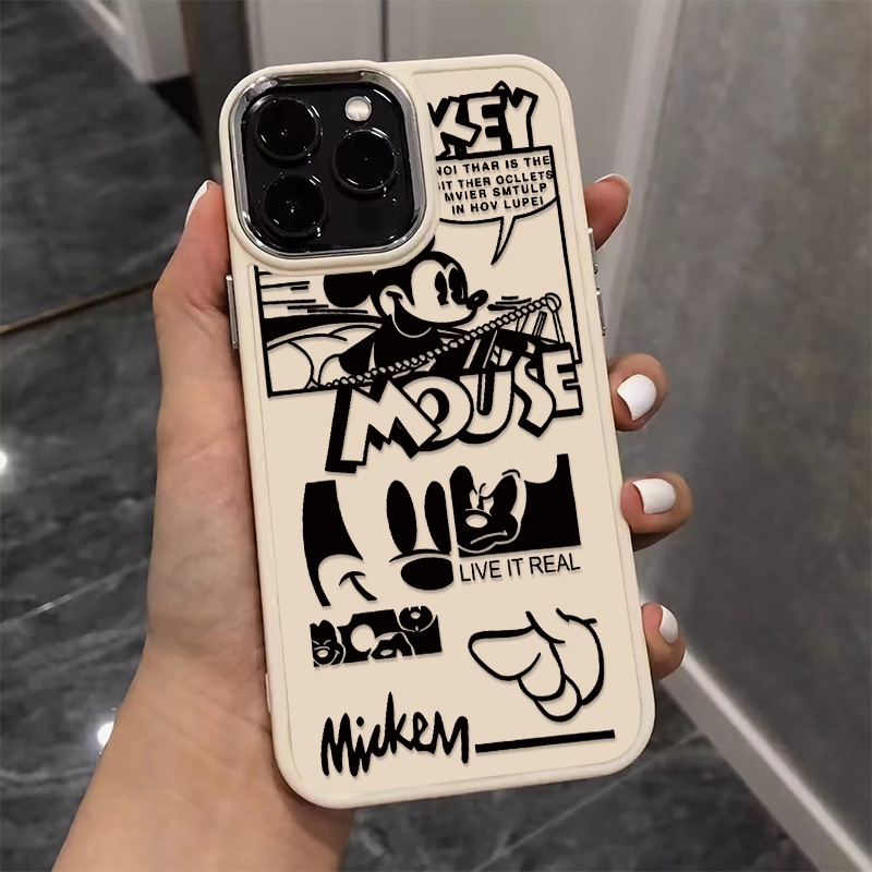 เคสโทรศัพท์มือถือ ซิลิโคนนุ่ม กันกระแทก ลายหนูน่ารัก สําหรับ IPhone 14 15 13 12 11 Pro Max XS X XR 8 7
