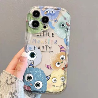 เคสโทรศัพท์มือถือ ลายมอนสเตอร์ คลื่นครีม สําหรับ Samsung Galaxy A02 A02S M02S A03 CORE A04 A04E A10 A11 A13 A14 A21S A22 A23 A24 A30 A20 A31 A32 A33