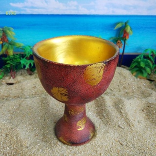 King Holy Grail Cup พร็อพเรซิ่น พร็อพภาพยนตร์ผจญภัย ศาสนาคริสต์ Chalice สําหรับตกแต่งบ้าน