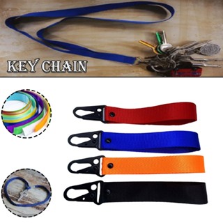 Universal Car Keychain Lanyard Hanging Strap with Metal Key Holder key Ring