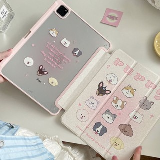 เคสอะคริลิคแข็ง ลายลูกสุนัข สําหรับ IPad Mini6 IPad 5 6 7 8 9 10 Air Air1 Air2 Air3 Air4 Air5 10.9 นิ้ว Pro10.5 IPad10.2 นิ้ว Pro11 Pro12.9 2018 2020 2021