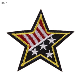 [Dhin] Flying Jacket Badge Golden Wings  Hook Loop Patch Mini Eagle Emblem Chest Cloth Sticker for Men Pilot Suit DIY COD