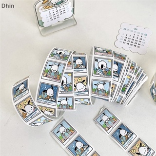 [Dhin] 200 Stickers Kawaii Pochacco Film Sticker Travel Scene Hand Account Diy Goo Card Decorative Sticker Cute Cartoon Seal Sticker COD