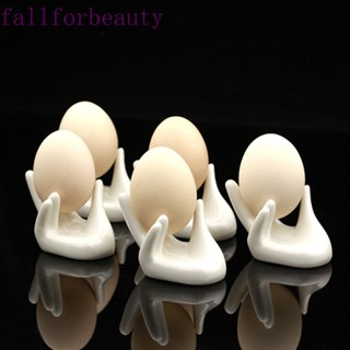 FALLFORBEAUTY ชั้นวางไข่ รูปมือน่ารัก แบบสร้างสรรค์ สําหรับอาหารเช้า จํานวน 1 ชิ้น