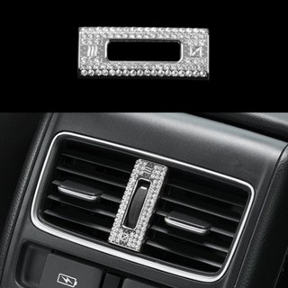 ⚡SUPERSL-TH⚡Sticker AC Air Outlet Vent Accessories Air Vent Chrome Silver Cover Trim⚡NEW 7