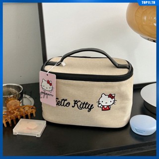 กระเป๋าแต่งหน้าการ์ตูนน่ารัก Hello Kitty กระเป๋าเครื่องสำอางแบบพกพา กระเป๋า Beg กระเป๋าแต่งหน้า Murah กระเป๋าเก็บของ กระเป๋าถือ นักเรียนหญิง แต่งหน้า (top11.th.)