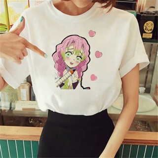 เสื้อยืด พิมพ์ลายการ์ตูนมังงะ Mitsuri Y2K ตลก สําหรับผู้หญิง