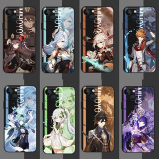 เคสโทรศัพท์ซิลิโคน แบบนิ่ม ผิวด้าน กันกระแทก ลาย Nahida Kaedehara Kazuha Raiden Shogun สําหรับ Samsung Galaxy A22 A32 A33 5G 4G