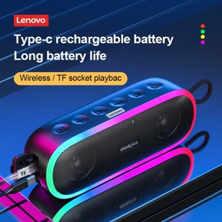 ของแท้ Lenovo Thinkplus K8 ลําโพงบลูทูธไร้สาย 5.0 Hifi LED แบบพกพา พร้อมไมโครโฟน