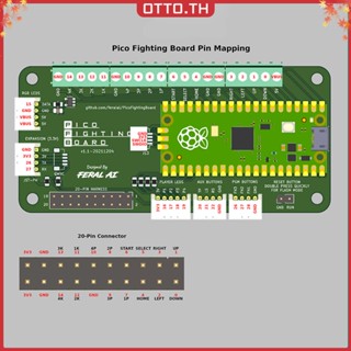 Pico บอร์ดต่อสู้ สําหรับ Raspberry V1.1A คีย์บอร์ดเกมมิ่ง สําหรับ PS3 Switch Console PC