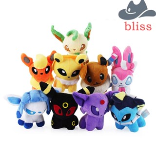 Bliss ตุ๊กตานุ่ม รูปการ์ตูนโปเกม่อน Eevee Jolteon Umbreon Sylveon ของเล่นสําหรับเด็ก