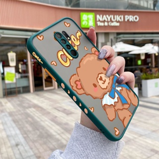 เคสซิลิโคนนิ่ม แบบใส ขอบสี่เหลี่ยม กันกระแทก สําหรับ Xiaomi MI POCO M2 Redmi 9 9A