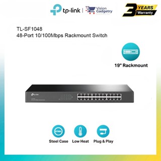 สวิตช์แร็คเมาท์ TP-Link TL-SF1048 48 พอร์ต 10 100Mbps