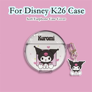 【Trend Front】เคสหูฟัง แบบนิ่ม ลายการ์ตูนดิสนีย์ K26 สําหรับ Disney K26