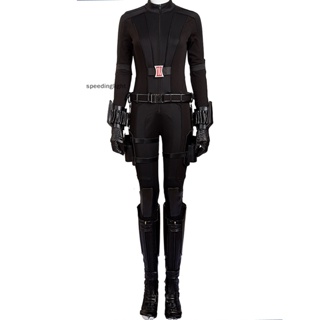 Slth America Leader3 Black Widow Lien Widow Tights COS เสื้อผ้าแบบเต็มตัว เต็มรองเท้า ไม่มีรองเท้า แตกต่างกันไป