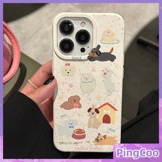 Pingcoo - เข้ากันได้สำหรับ เคส iphone 11 เคสไอโฟน เคสไอโฟน11 สำหรับ Degradable Case เป็นมิตรกับสิ่งแวดล้อมนุ่มกันกระแทกกล้องป้องกันสีขาวน่ารักรักษาความอบอุ่นลูกสุนัขเข้ากันได้กับ iPhone 14 Pro สูงสุด 13 Pro สูงสุด 12 Pro สูงสุด 11 XR XS 7 8